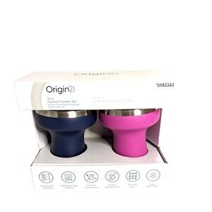 Origin21 12 ounce cocktail tumbler set new in box